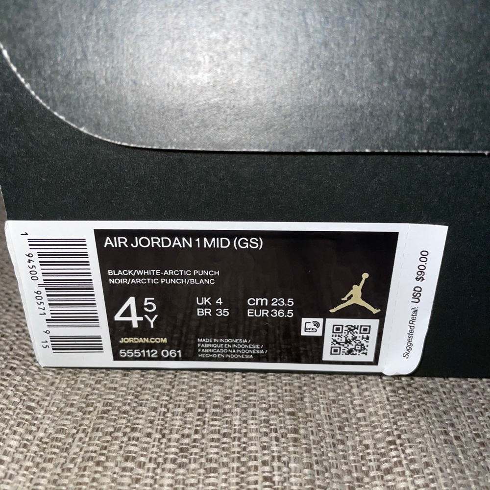 Air Jordan 1 Mid Arctic Punch - Picture 10 of 15